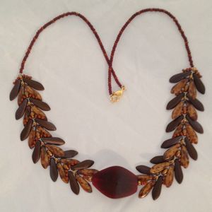 Feathered Earth Necklace