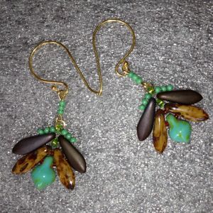 Turquoise Thunderbird Earrings