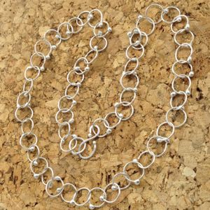 Orb Chain in Fine Silver