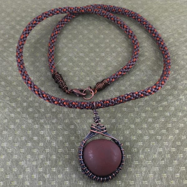 Sea Pebble Pendant Necklace